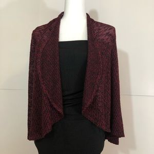 lightweight maroon cardigan